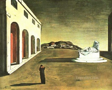  Chirico Arte - melancolía de un hermoso día 1913 Giorgio de Chirico Surrealismo metafísico